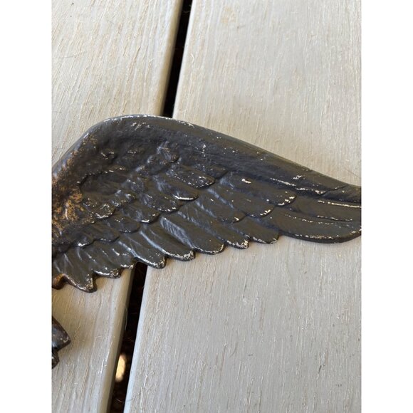 Vtg Homco Cast Aluminum Eagle Wall Decor Set Of 3 Pieces Black - Picture 6 of 7